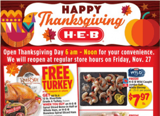HEB Weekly Ad Nov 18 – Nov 26, 2020