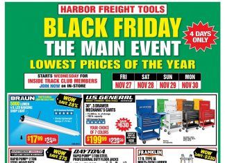 Harbor Freight Black Friday Sale Nov 27 – Nov 30, 2020