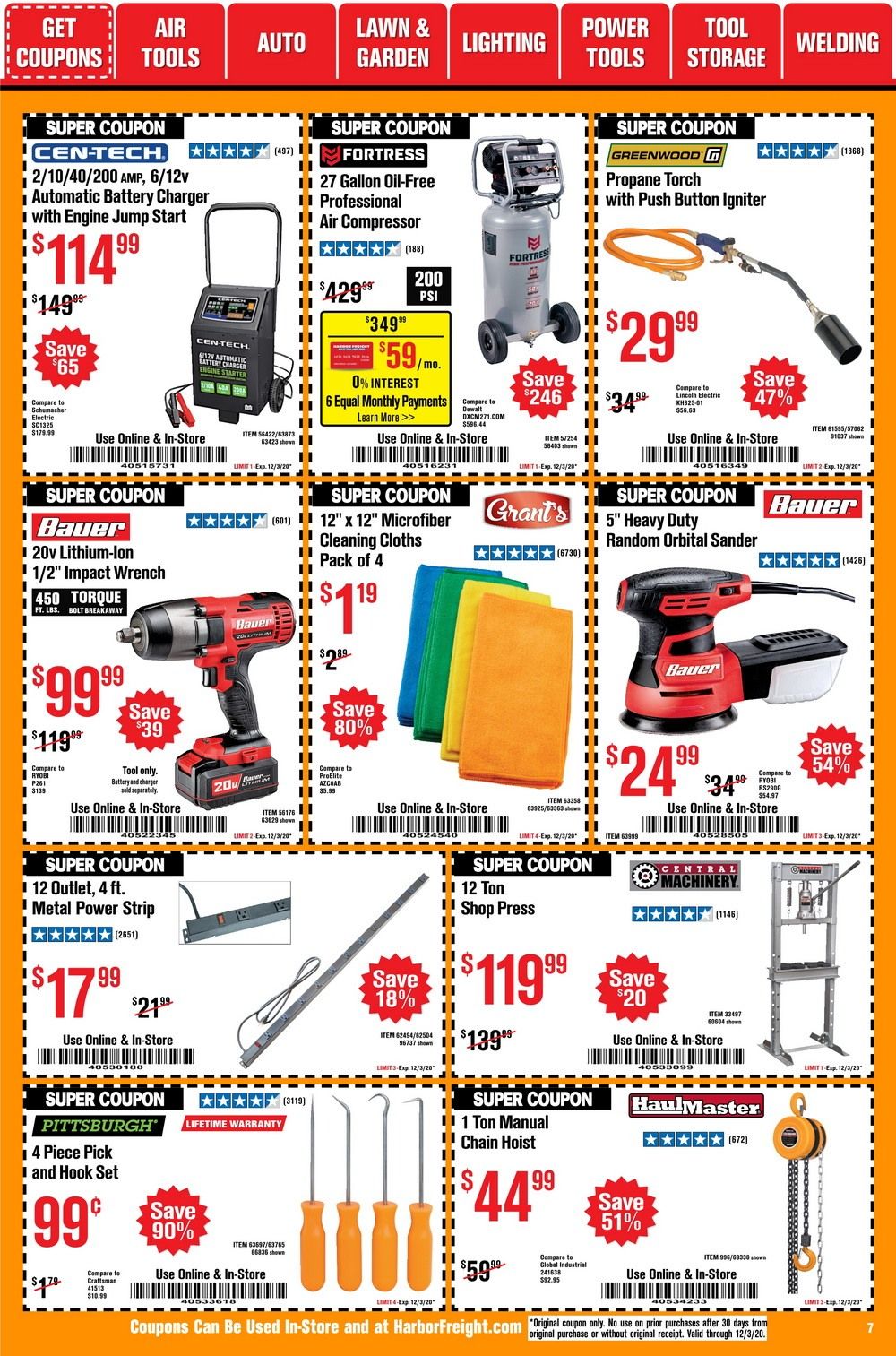 Harbor Freight Flyer Sale Nov 01 Nov 30, 2020