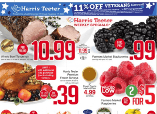 Harris Teeter Weekly Ad Nov 11 – Nov 17, 2020