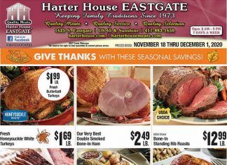 Harter House Weekly Ad Nov 18 – Dec 01, 2020