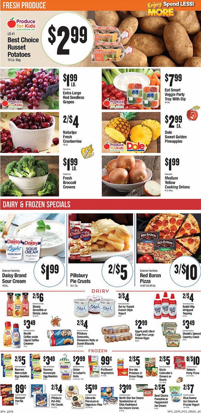 Harter House Weekly Ad Nov 18 Dec 01, 2020