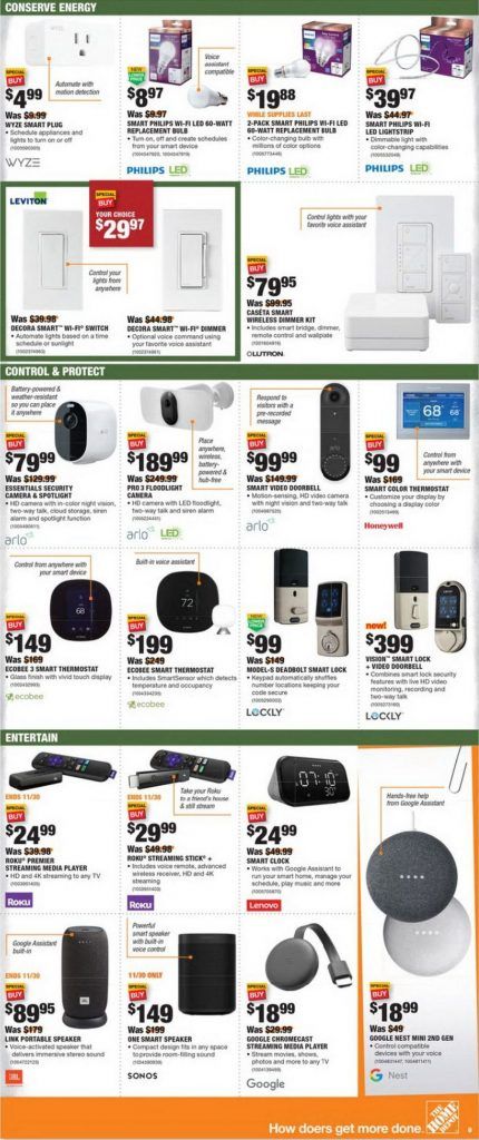 Home Depot Black Friday Ad Nov 26 – Dec 02, 2020
