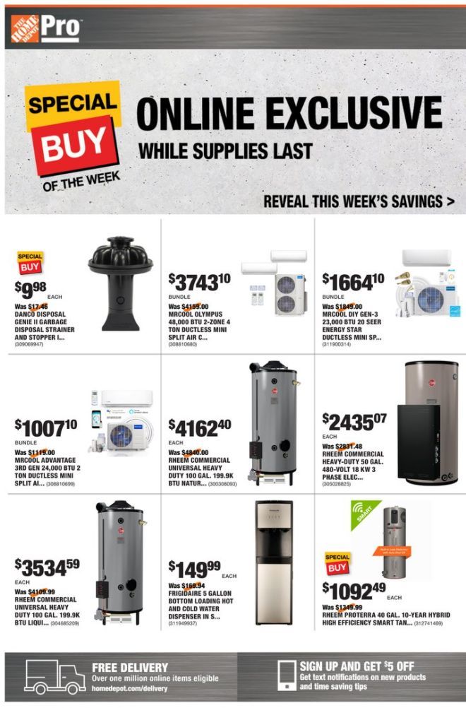 Home Depot Weekly Ad Nov 23 Nov 30, 2020