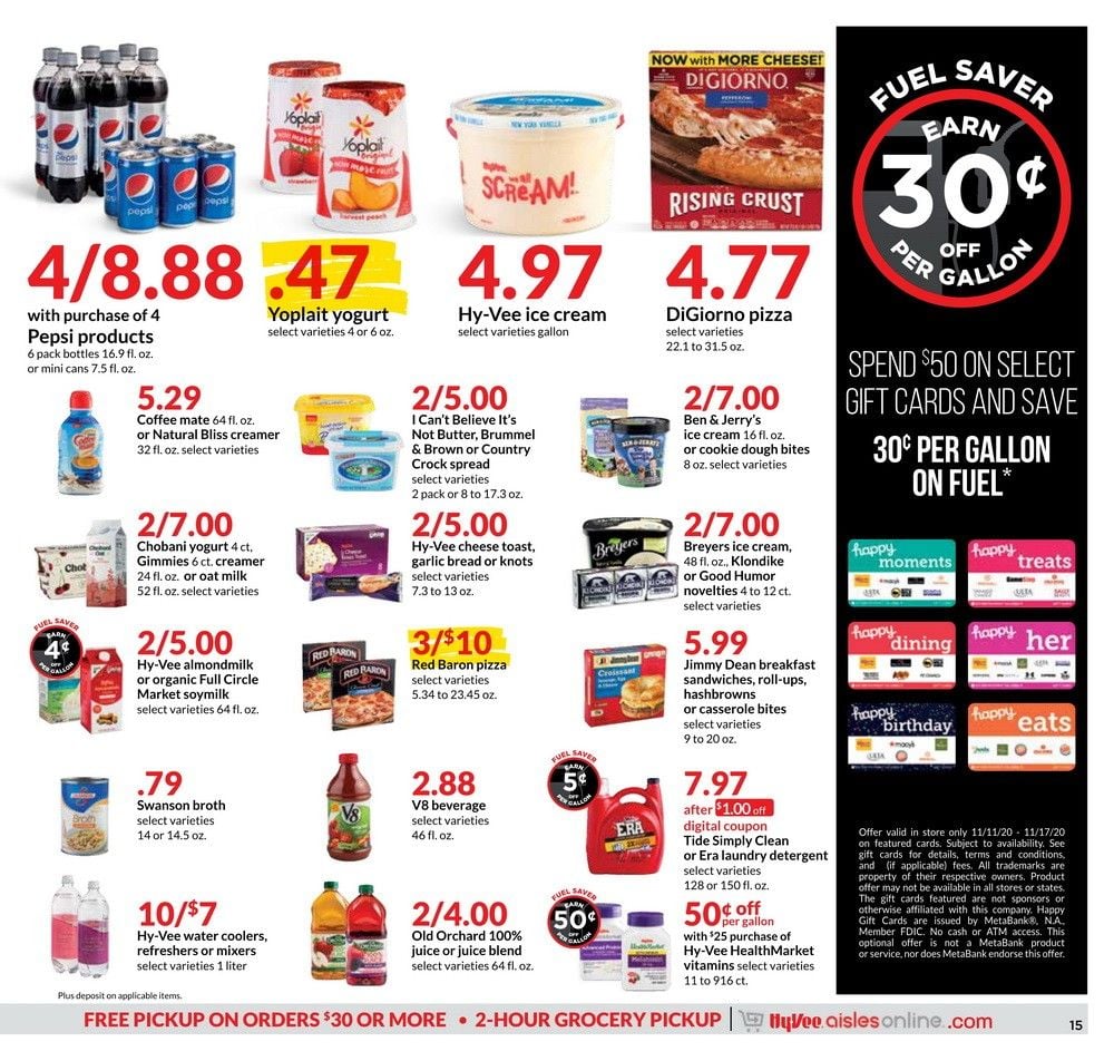 HyVee Weekly Ad Nov 11 Nov 17, 2020