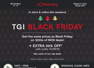 JCPenney Black Friday Ad Nov 06 – Nov 08, 2020