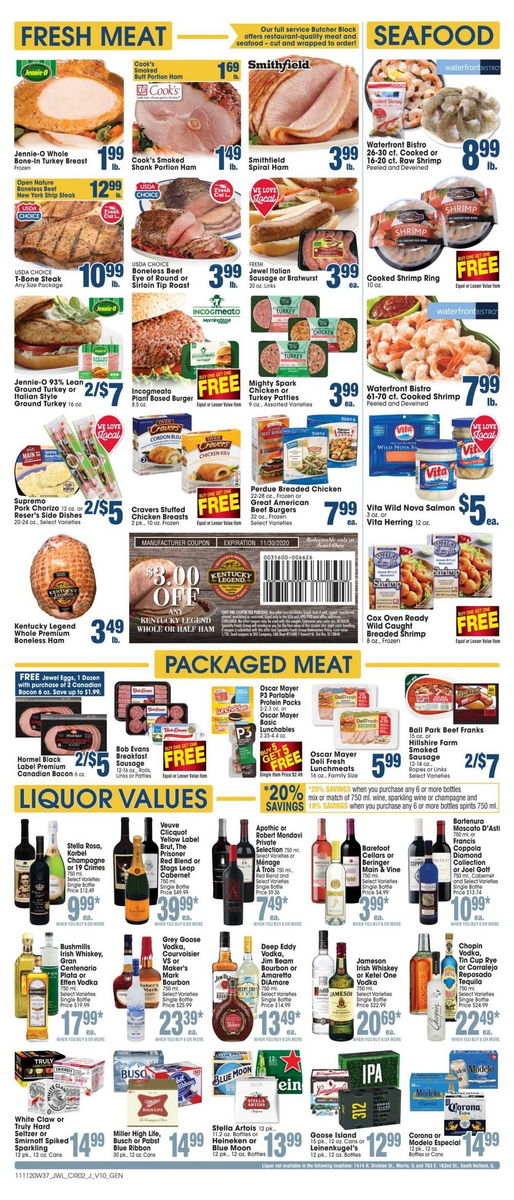Jewel Osco Weekly Ad Nov 11 Nov 17, 2020