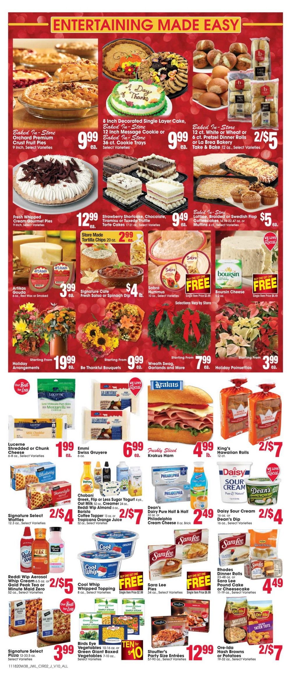 Jewel Thanksgiving Dinner Albertsons Thanksgiving Dinner Jewel