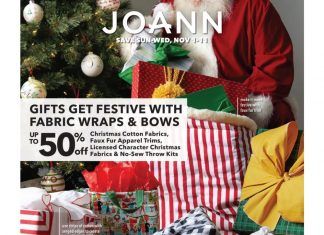 Jo-Ann Weekly Ad Nov 01 – Nov 11, 2020