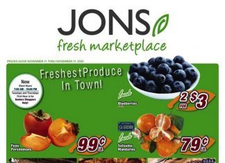 Jons Weekly Ad Nov 11 – Nov 17, 2020