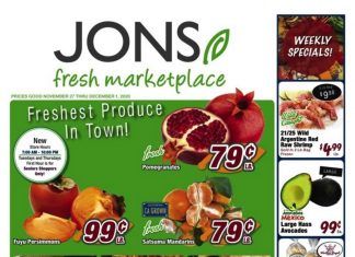 Jons Weekly Ad Nov 27 – Dec 01, 2020