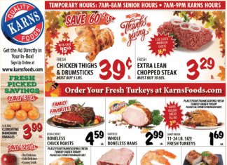 Karns Quality Foods Weekly Ad Nov 17 – Nov 23, 2020