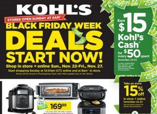 Kohls Black Friday Ad Nov 22 – Nov 27, 2020