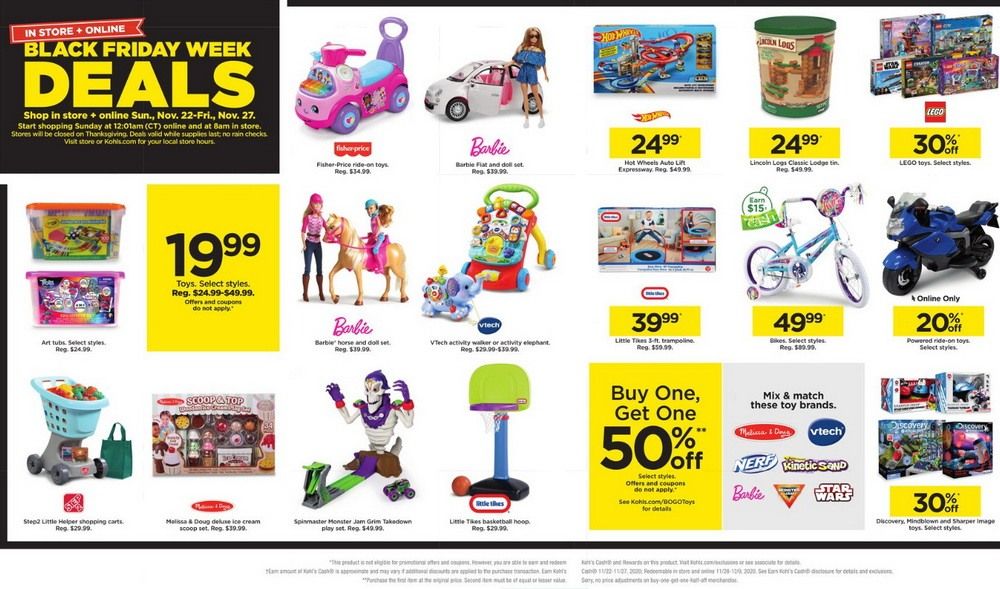 Kohls Black Friday Ad Nov 22 Nov 27, 2020