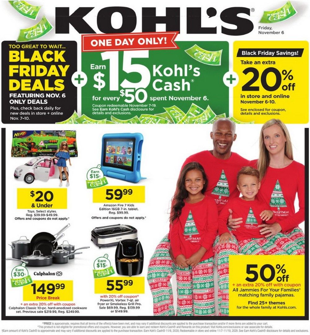 Kohls Black Friday Ad Nov 06 Nov 10, 2020