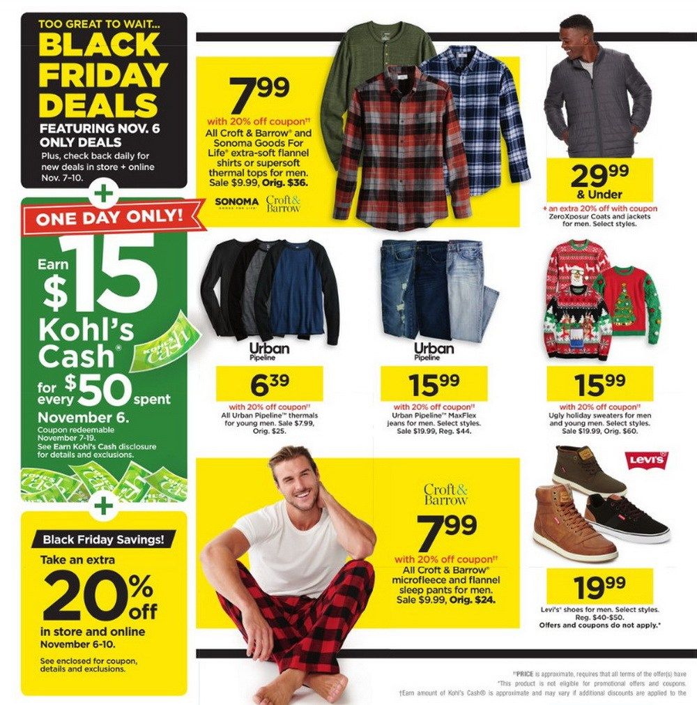 Kohls Black Friday Ad Nov 06 Nov 10, 2020