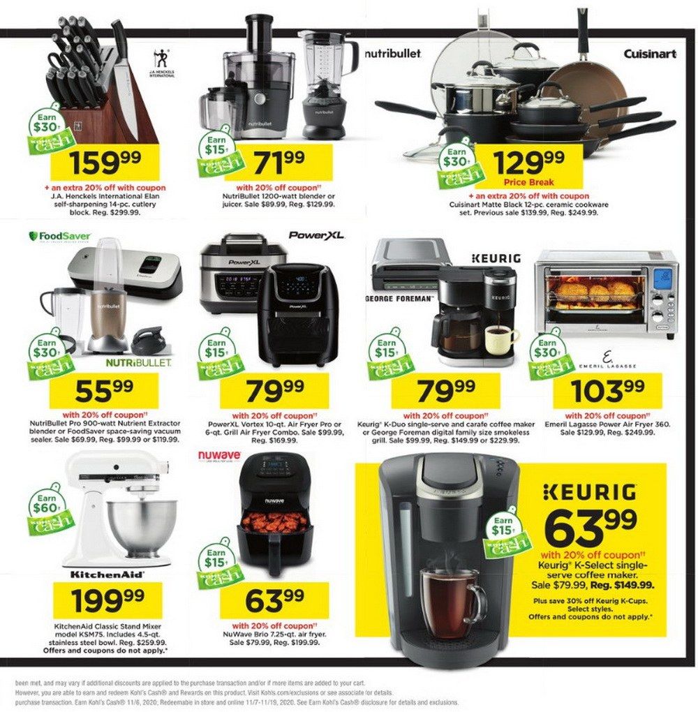 Kohls Black Friday Ad Nov 06 Nov 10, 2020