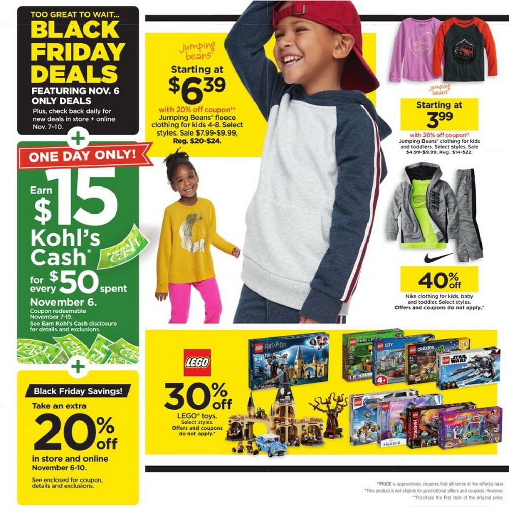 Kohls Black Friday Ad Nov 06 Nov 10, 2020