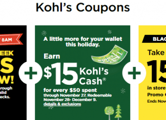 Kohls Coupons Sale Until Nov 27, 2020