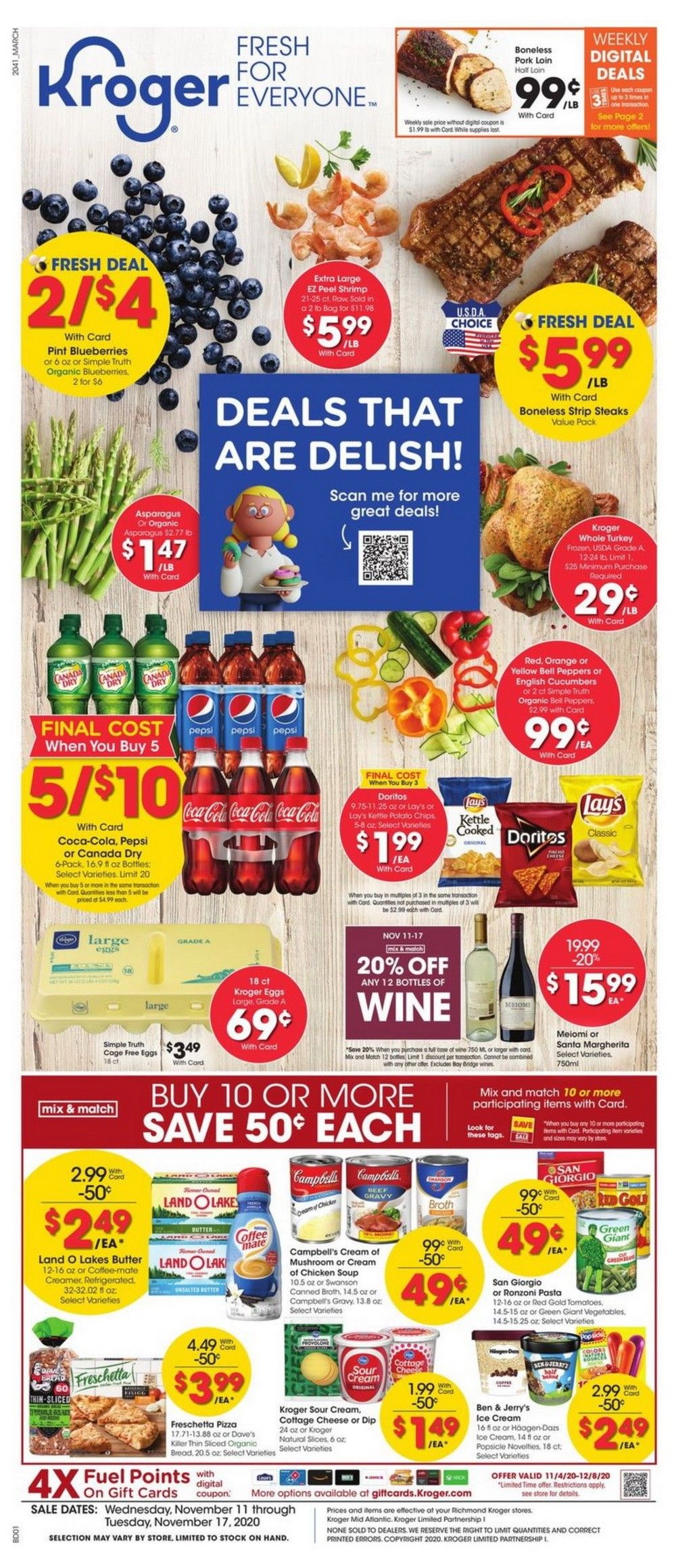 Kroger Weekly Ad Nov 11 Nov 17, 2020