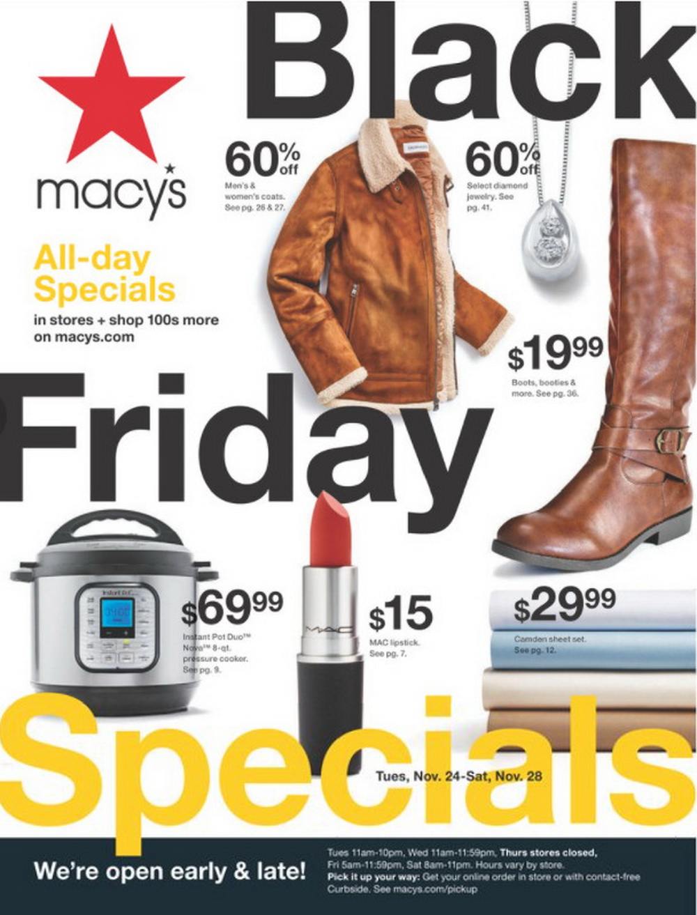 Macy's Black Friday Sale Nov 24 Nov 28, 2020