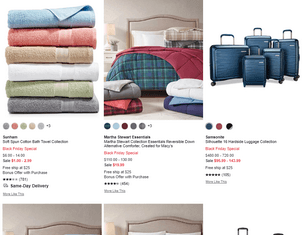 Macy’s Black Friday Sale Nov 18 – Nov 26, 2020