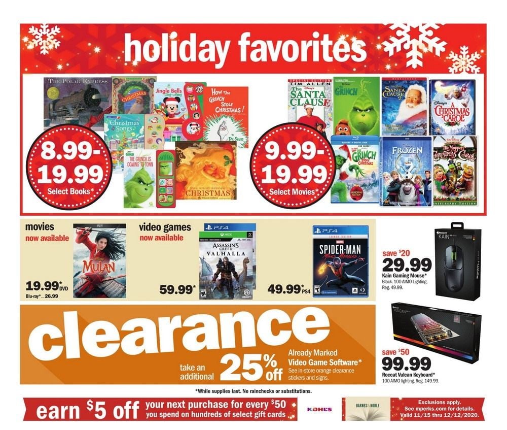 Meijer Weekly Holiday Ad Nov 15 Nov 21, 2020
