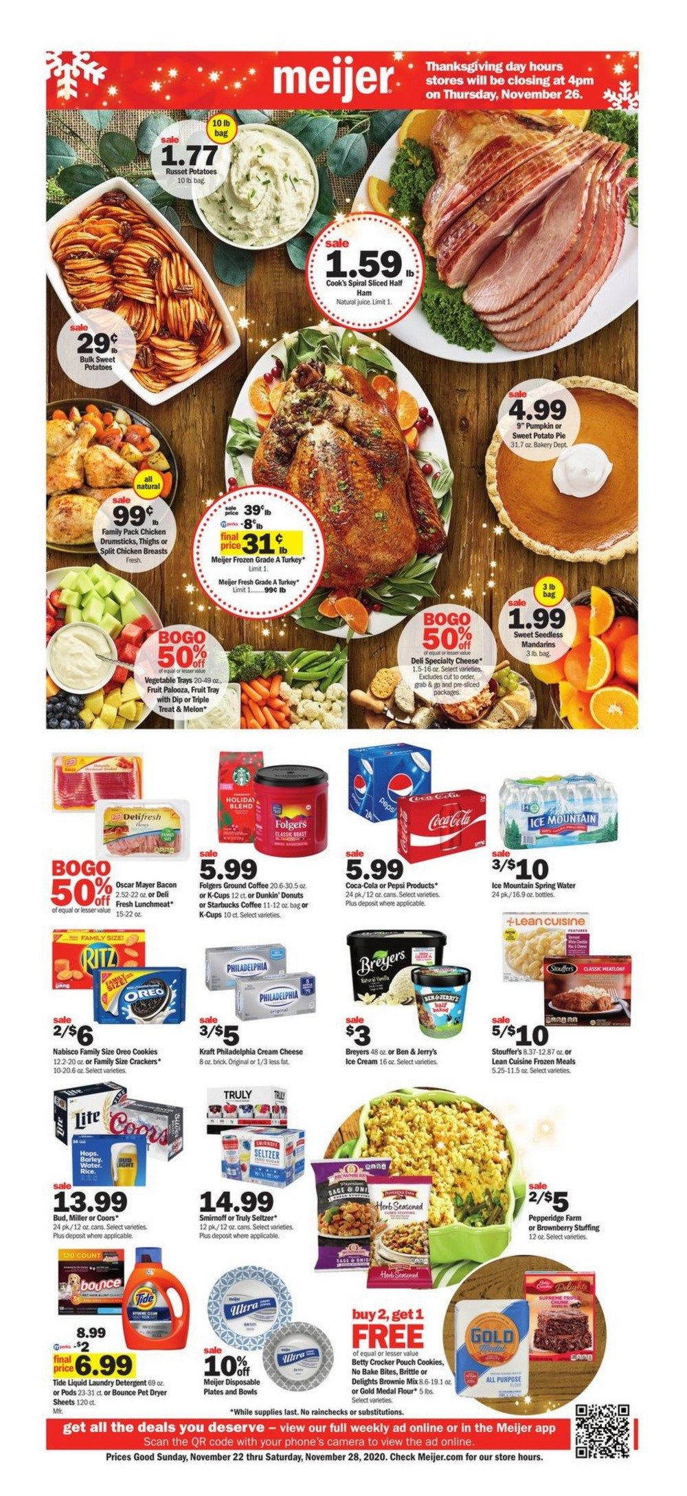 Meijer Weekly Ad Nov 22 Nov 28, 2020