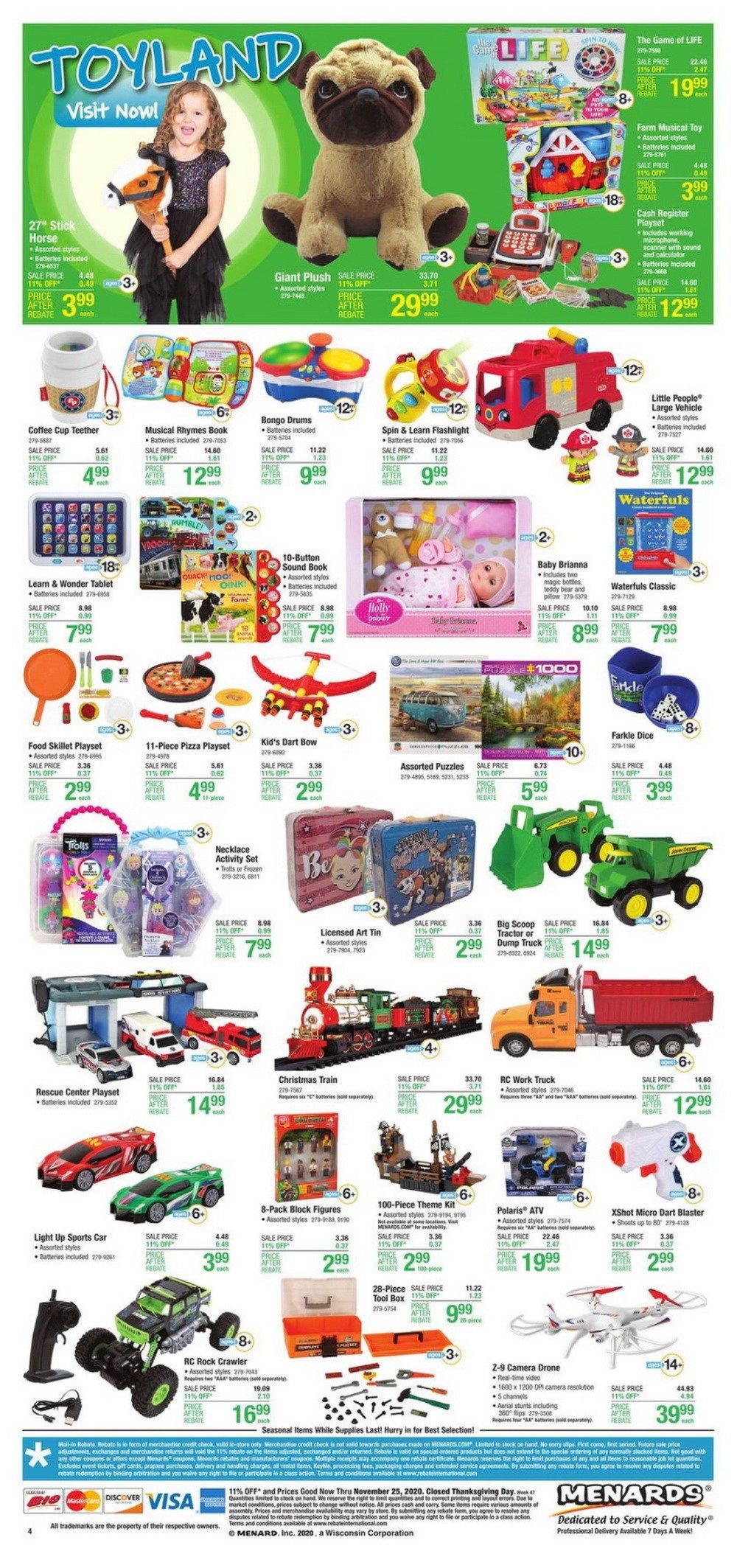 Menards Christmas Decor Sale Ad Nov 15 Nov 25, 2020