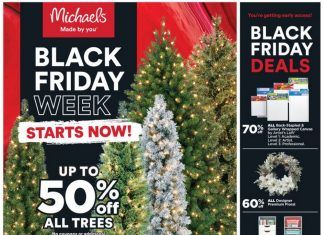 Michaels Black Friday Ad Nov 22 – Nov 24, 2020