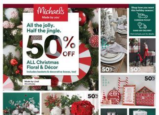 Michaels Weekly Ad Nov 29 – Dec 05, 2020