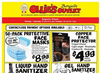 Ollie’s Weekly Ad Nov 4 – Nov 10, 2020