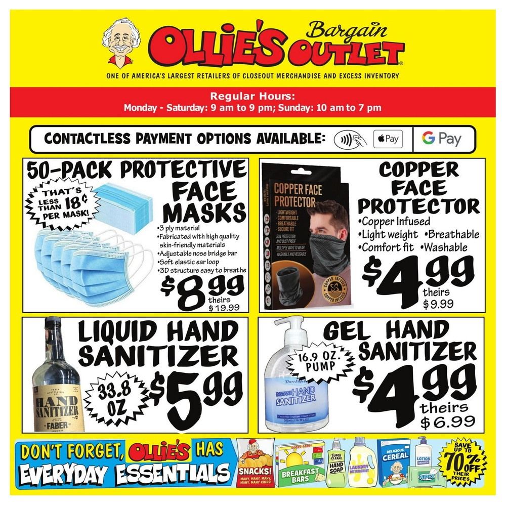 Ollie's Weekly Ad Nov 4 Nov 10, 2020