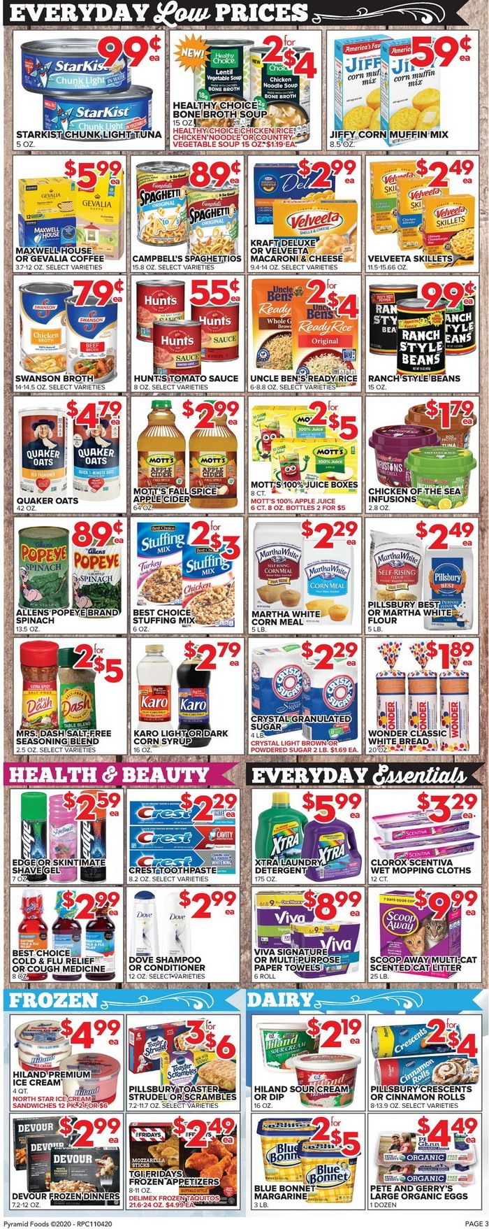 Price Cutter Weekly Ad Nov 04 Nov 10, 2020