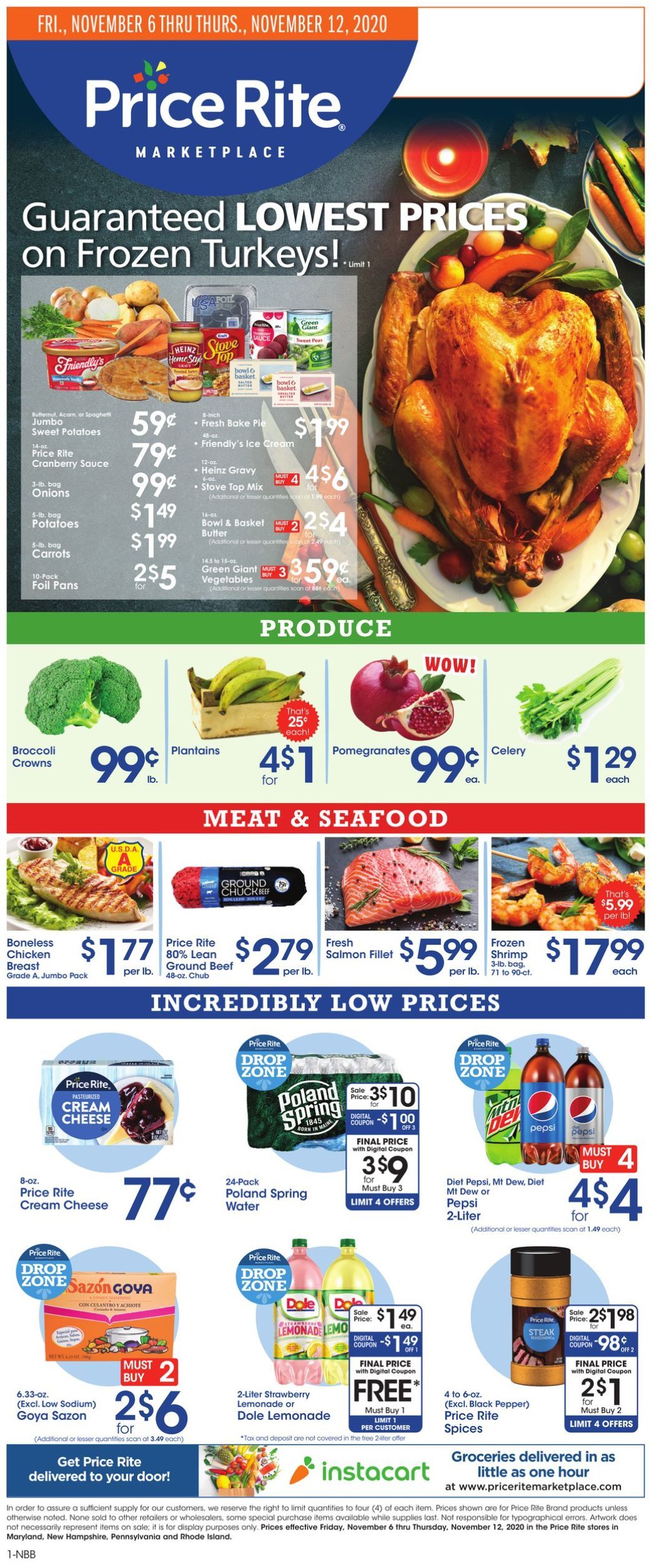 Price Rite Weekly Ad Nov 06 Nov 12, 2020