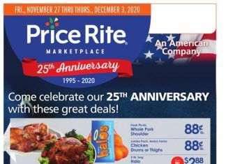 Price Rite Weekly Ad Nov 27 – Dec 03, 2020