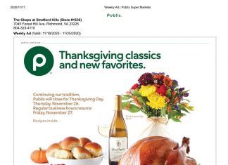 Publix Weekly Ad Nov 18 – Nov 25, 2020