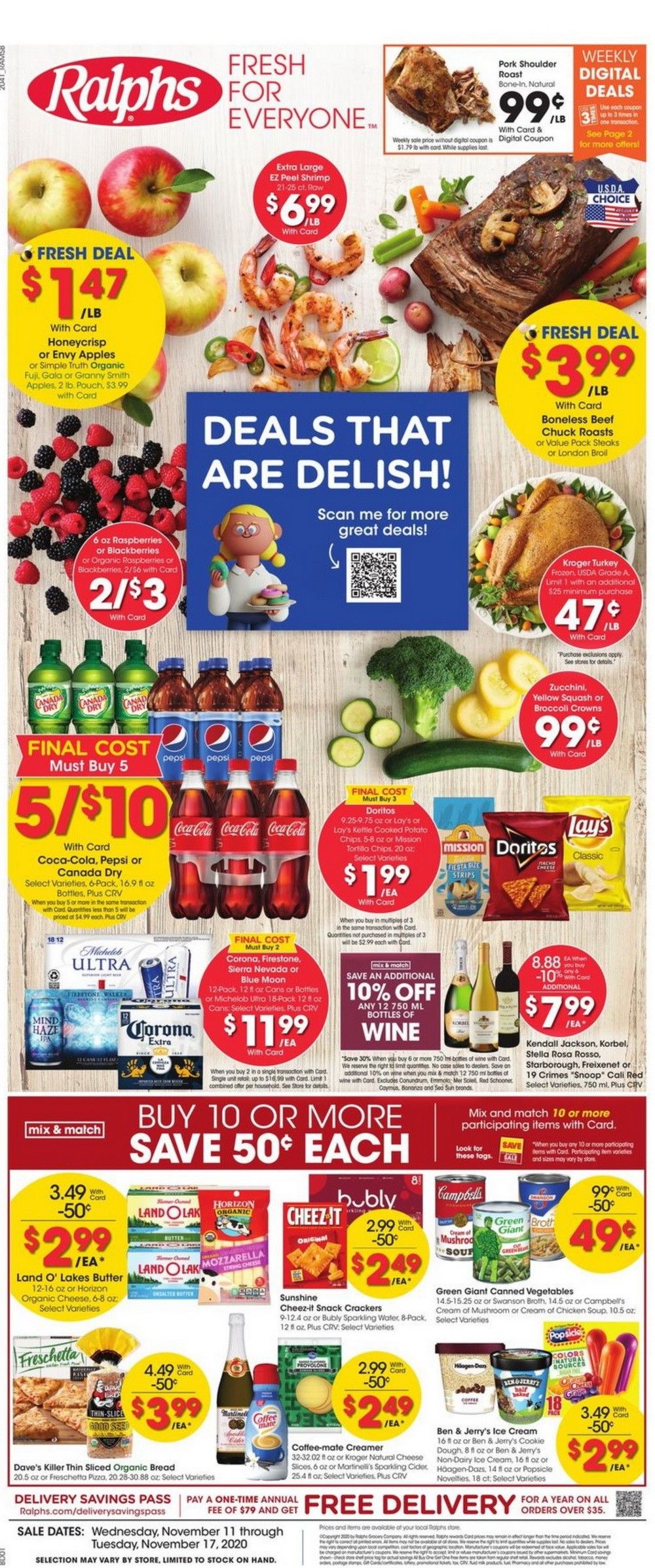 Ralphs Weekly Ad Nov 11 Nov 17, 2020