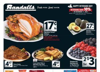 Randalls Weekly Ad Nov 11 – Nov 17, 2020