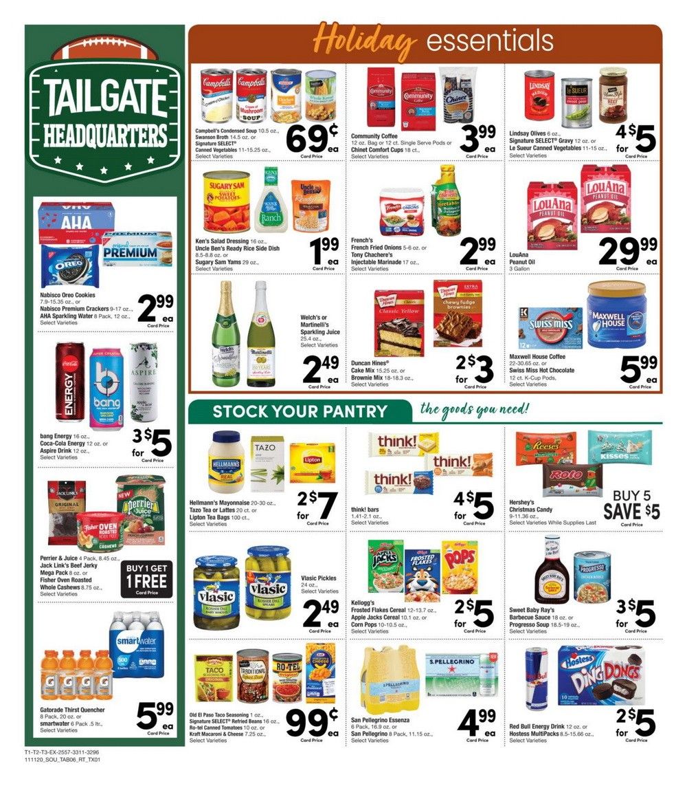 Randalls Weekly Ad Nov 11 Nov 17, 2020