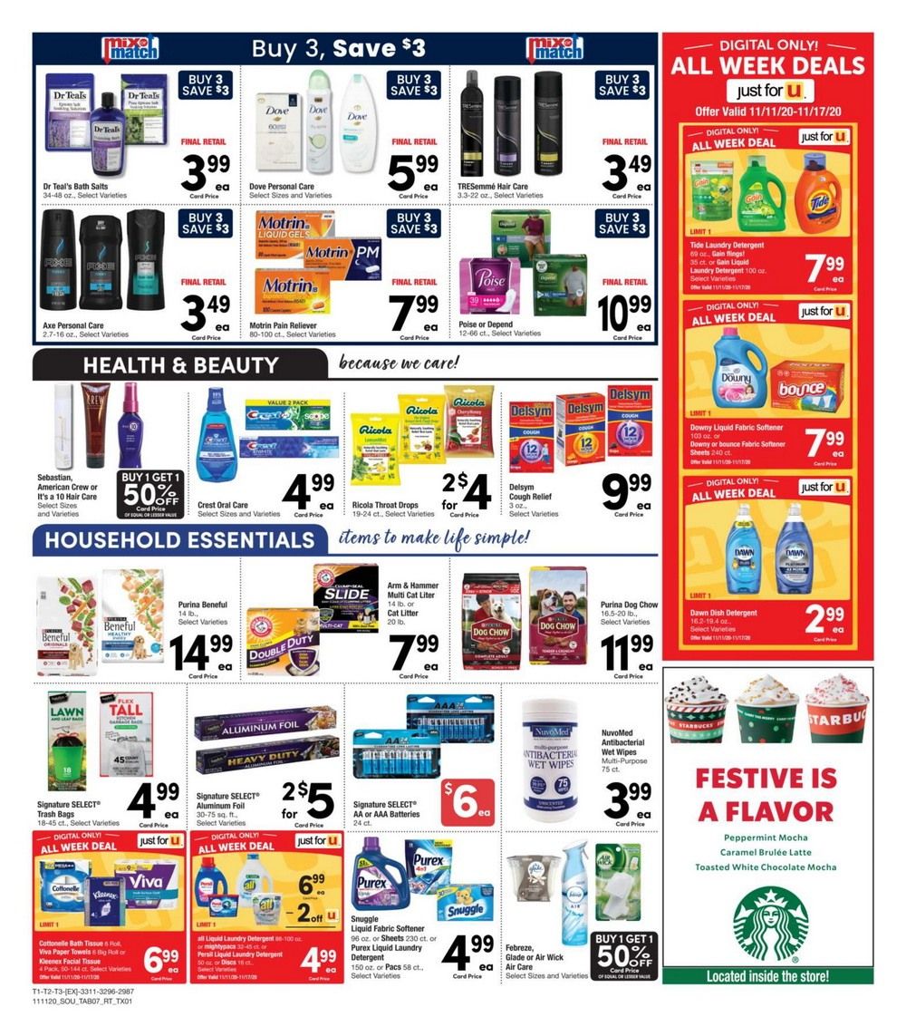 Randalls Weekly Ad Nov 11 Nov 17, 2020