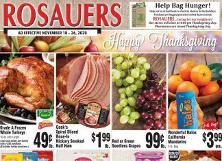 Rosauers Weekly Ad Nov 18 – Nov 26, 2020