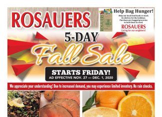 Rosauers Weekly Ad Nov 27 – Dec 01, 2020