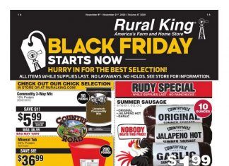 Rural King Black Friday 2020 Ad, Nov 08 – Nov 21, 2020