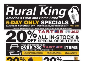Rural King Weekly Ad Nov 21 – Nov 25, 2020