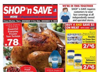 SHOP ‘n SAVE Weekly Ad Nov 12 – Nov 18, 2020