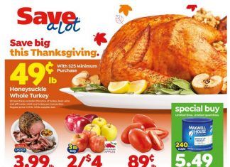 Save A Lot Weekly Ad Nov 11 – Nov 17, 2020