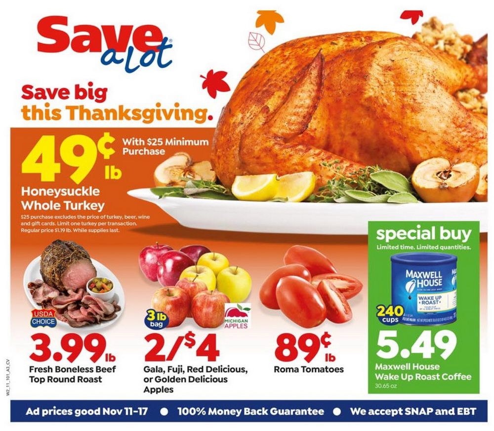 Save A Lot Weekly Ad Nov 11 Nov 17, 2020
