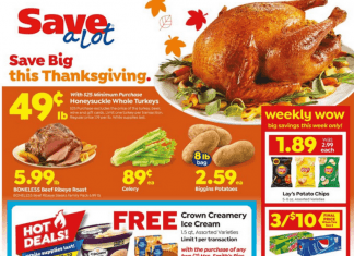 Save A Lot Weekly Ad Nov 18 – Nov 26, 2020