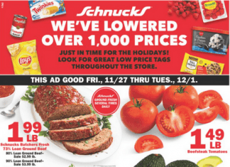 Schnucks Weekly Ad Nov 27 – Dec 01, 2020